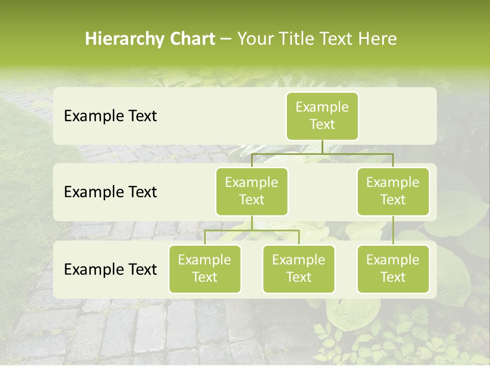 Moss Pots Foliage PowerPoint Template