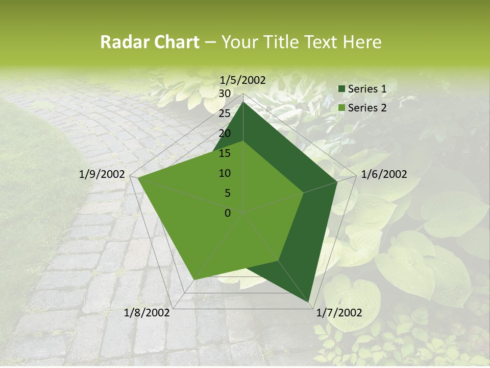 Moss Pots Foliage PowerPoint Template