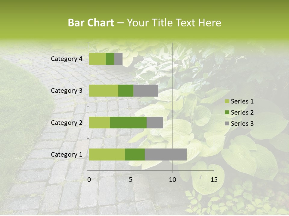 Moss Pots Foliage PowerPoint Template