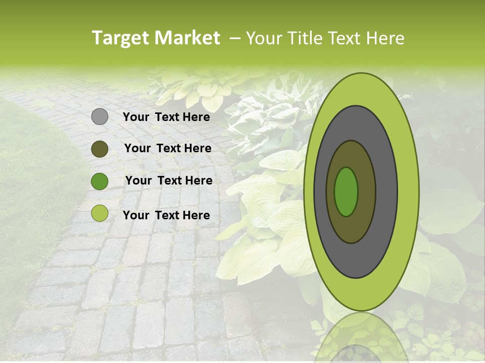 Moss Pots Foliage PowerPoint Template