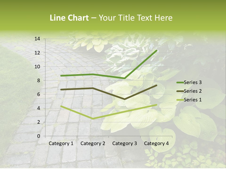 Moss Pots Foliage PowerPoint Template
