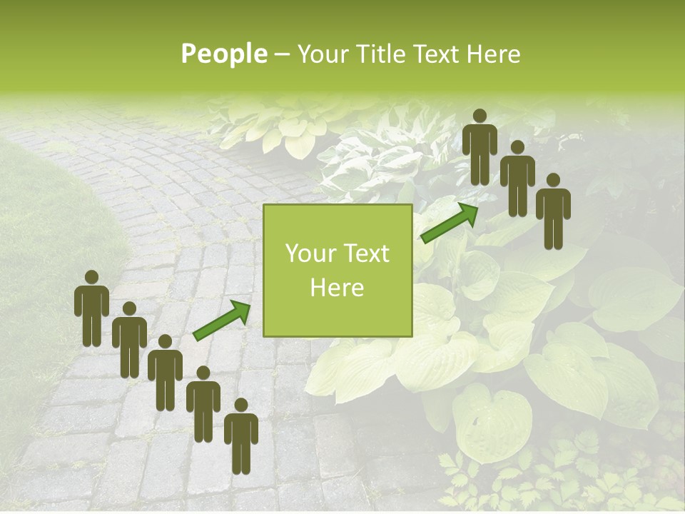 Moss Pots Foliage PowerPoint Template