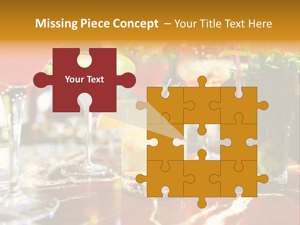 A Table Topped With Lots Of Different Types Of Drinks PowerPoint Template