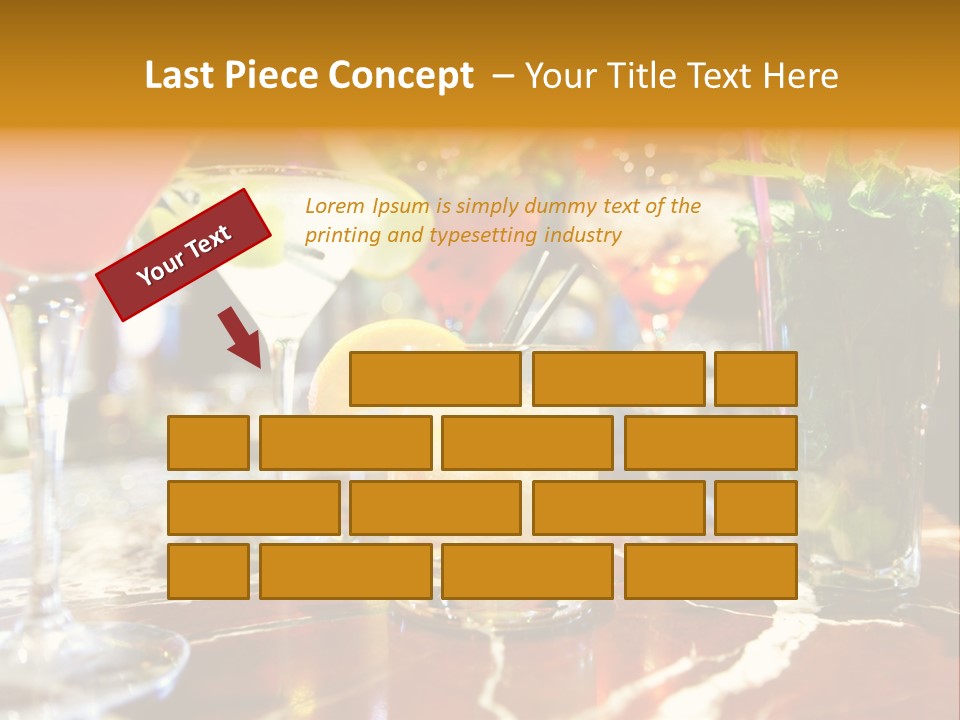A Table Topped With Lots Of Different Types Of Drinks PowerPoint Template