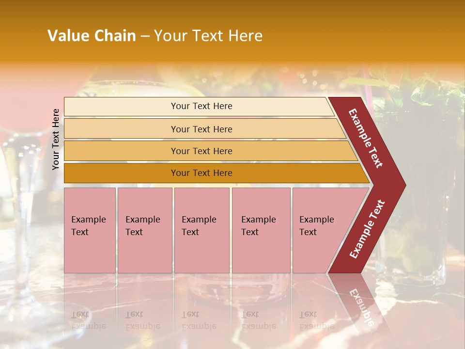 A Table Topped With Lots Of Different Types Of Drinks PowerPoint Template