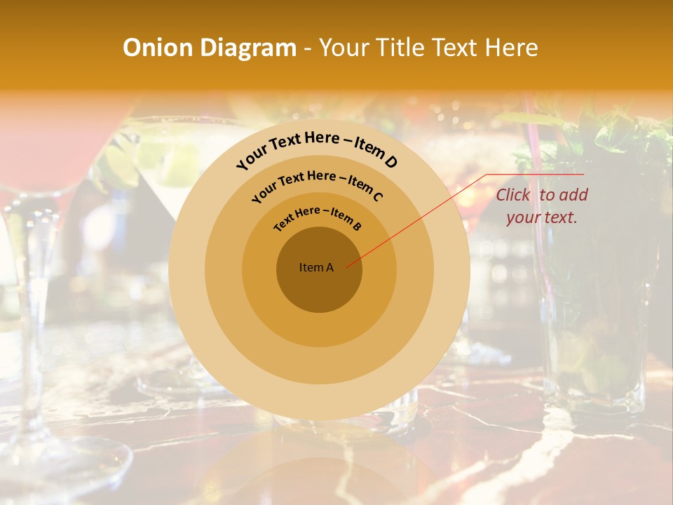A Table Topped With Lots Of Different Types Of Drinks PowerPoint Template