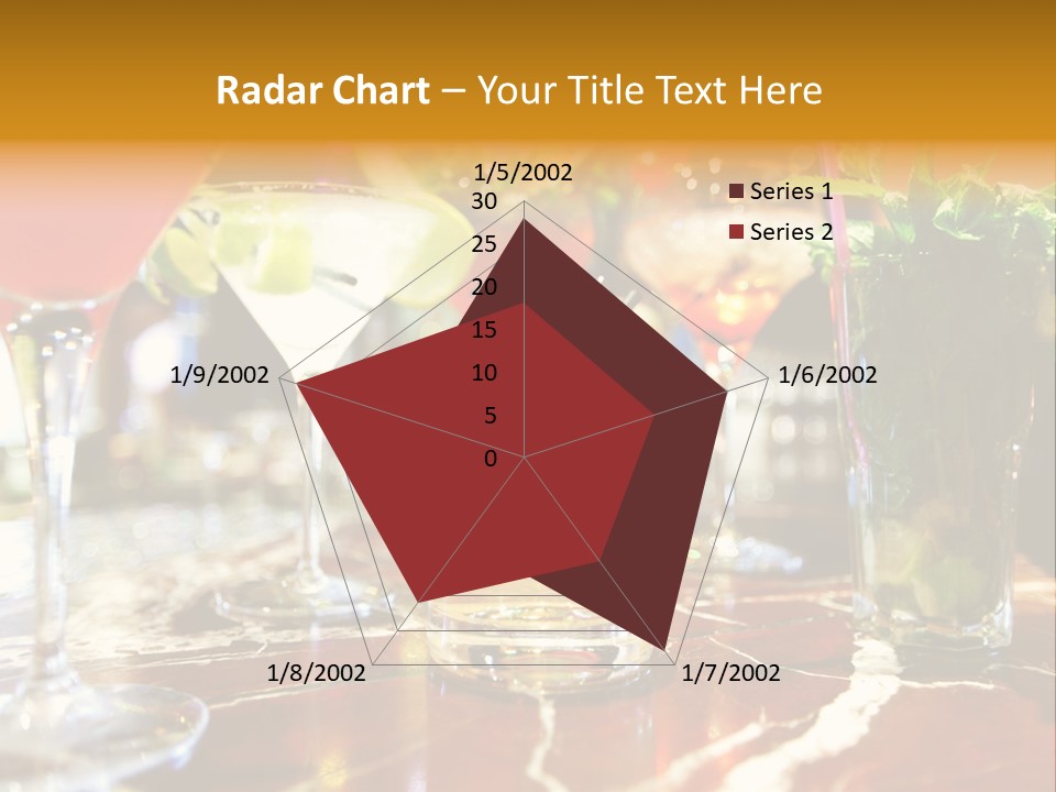 A Table Topped With Lots Of Different Types Of Drinks PowerPoint Template