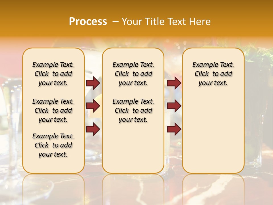 A Table Topped With Lots Of Different Types Of Drinks PowerPoint Template