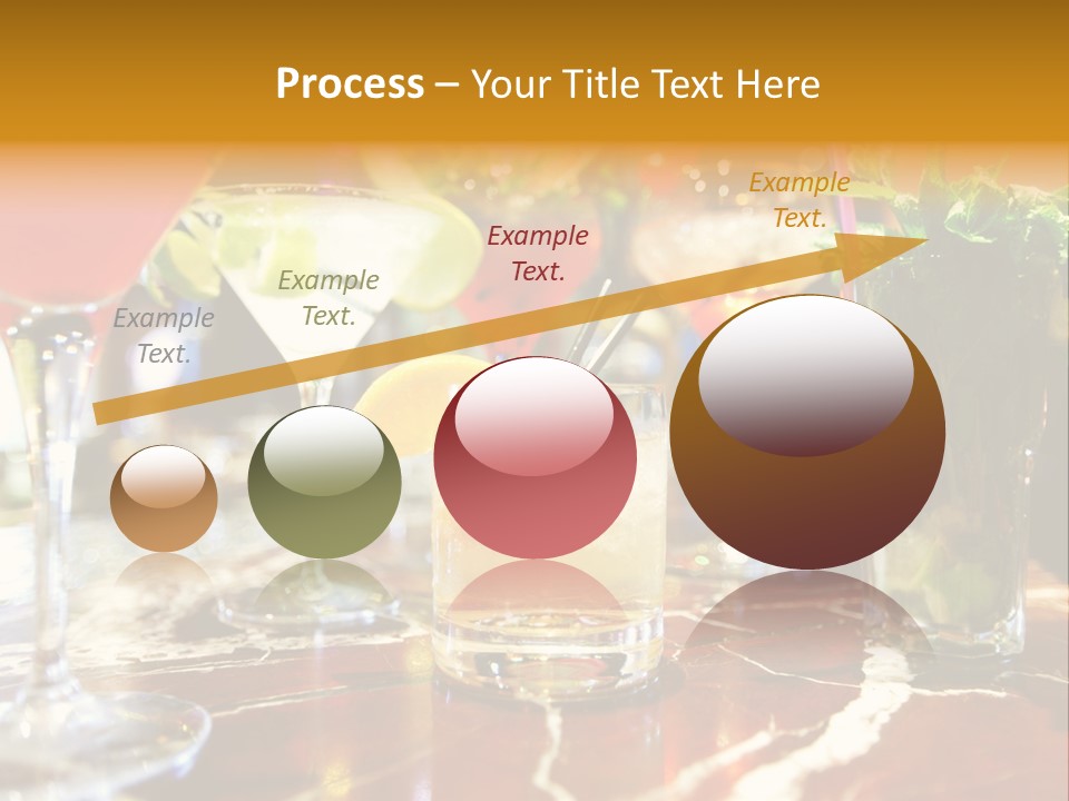 A Table Topped With Lots Of Different Types Of Drinks PowerPoint Template