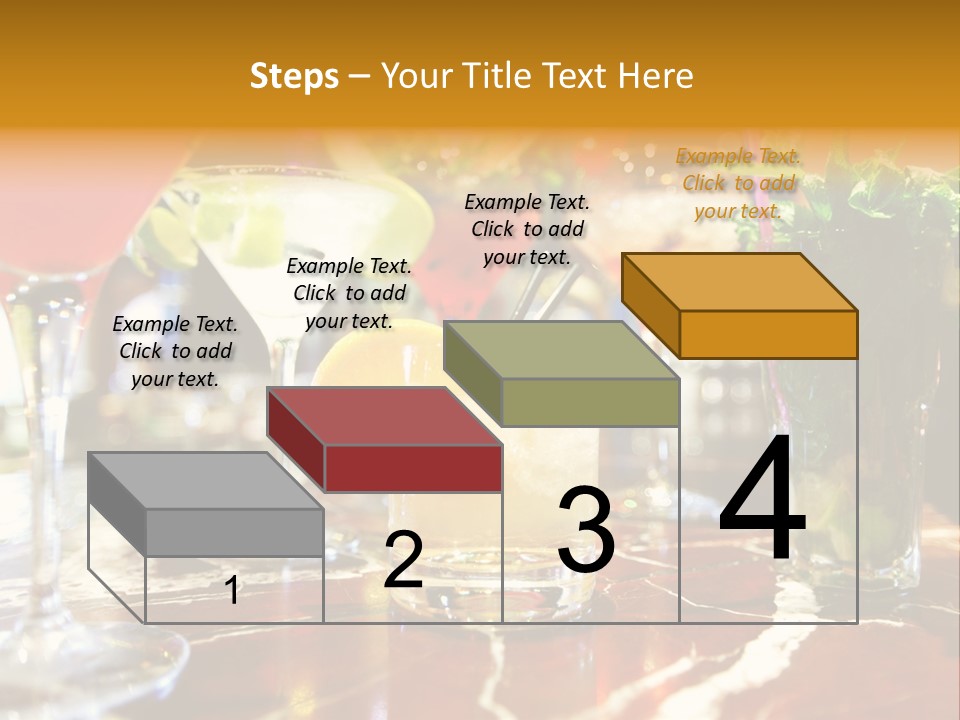 A Table Topped With Lots Of Different Types Of Drinks PowerPoint Template