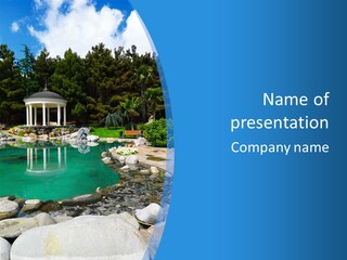 Smooth Water Freshness PowerPoint Template