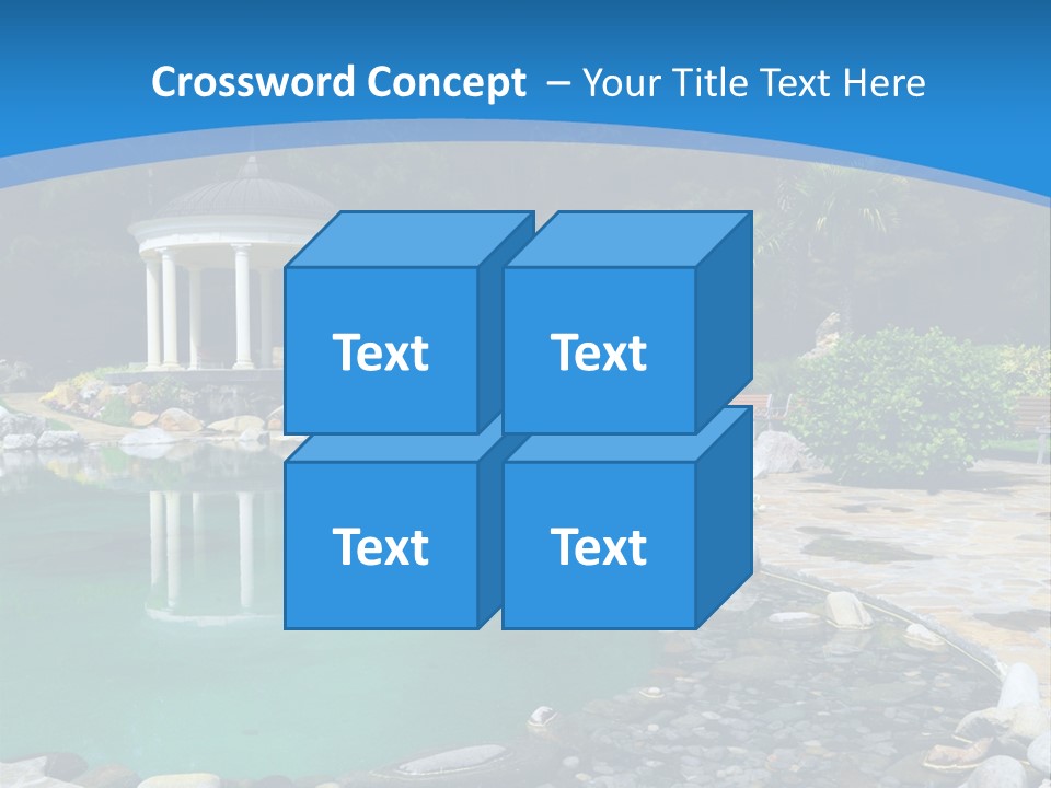 Smooth Water Freshness PowerPoint Template