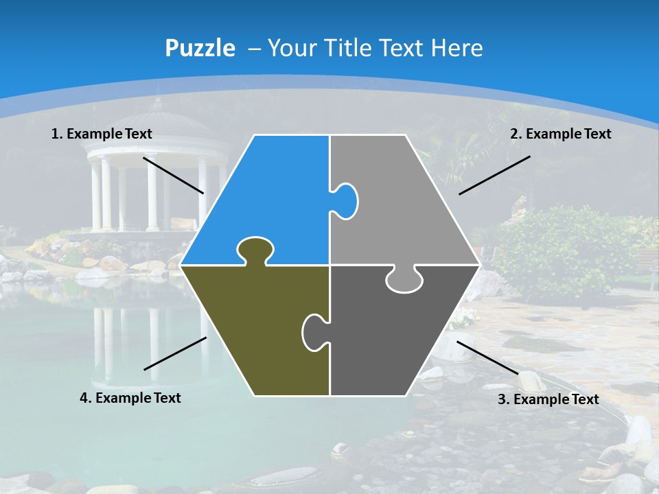 Smooth Water Freshness PowerPoint Template