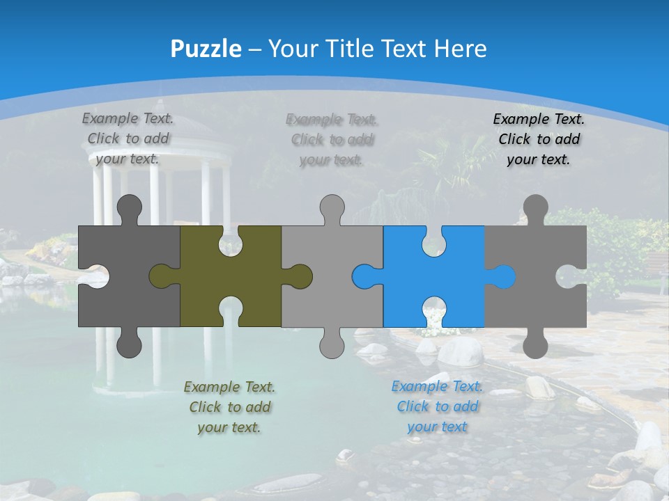 Smooth Water Freshness PowerPoint Template