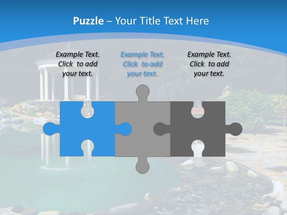 Smooth Water Freshness PowerPoint Template