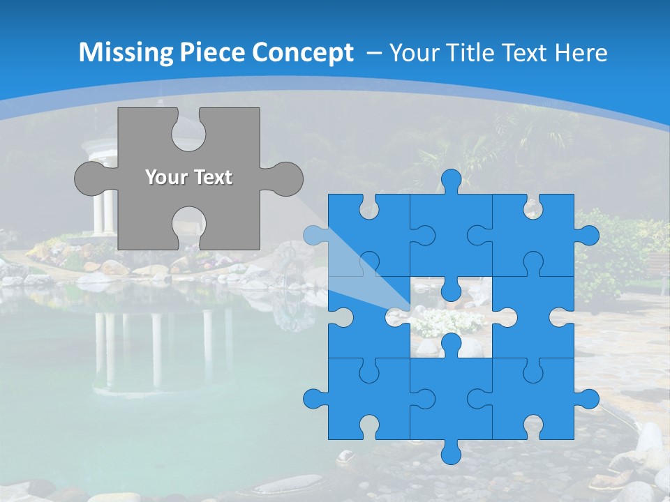 Smooth Water Freshness PowerPoint Template