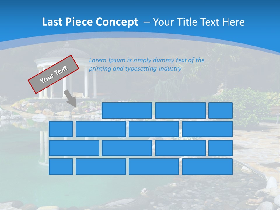 Smooth Water Freshness PowerPoint Template