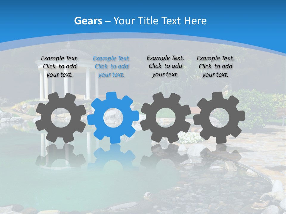 Smooth Water Freshness PowerPoint Template