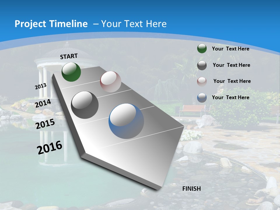Smooth Water Freshness PowerPoint Template