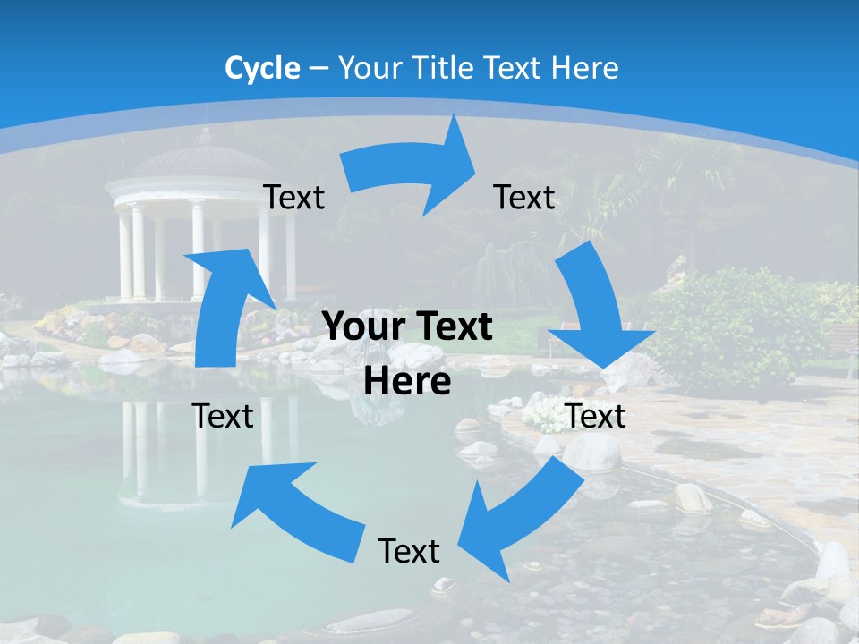 Smooth Water Freshness PowerPoint Template