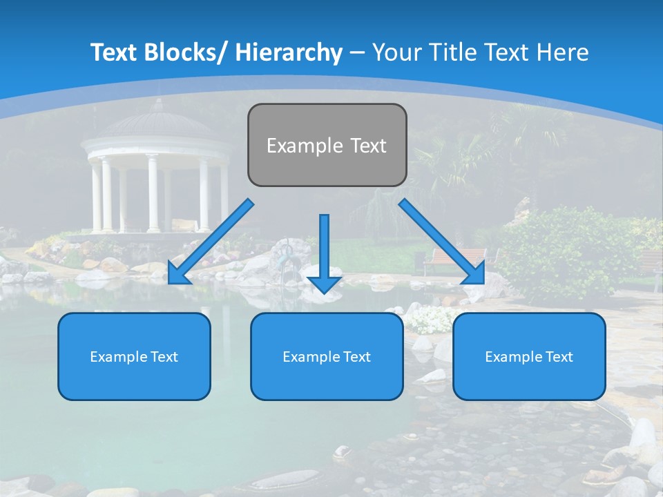 Smooth Water Freshness PowerPoint Template