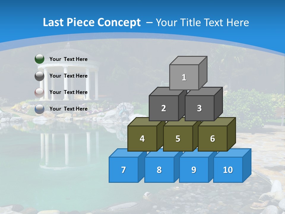 Smooth Water Freshness PowerPoint Template