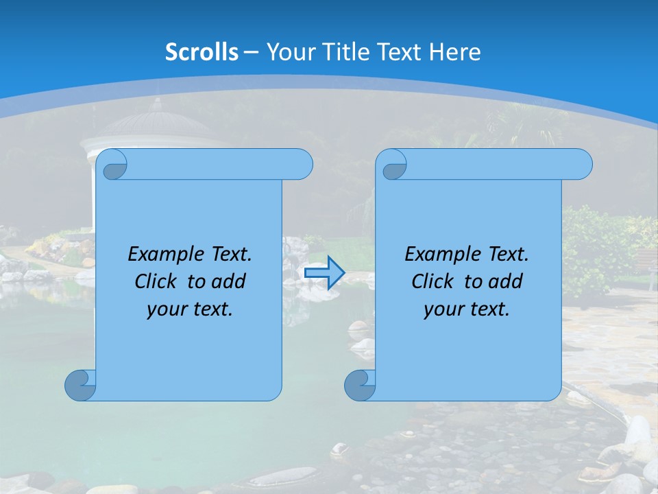 Smooth Water Freshness PowerPoint Template
