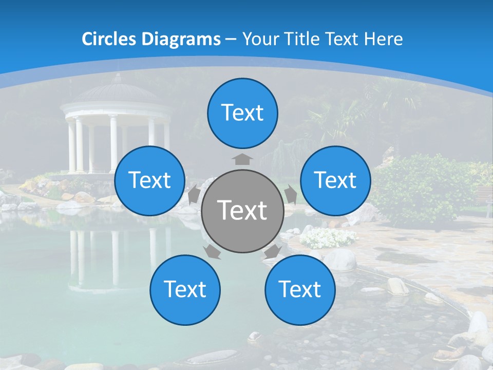 Smooth Water Freshness PowerPoint Template