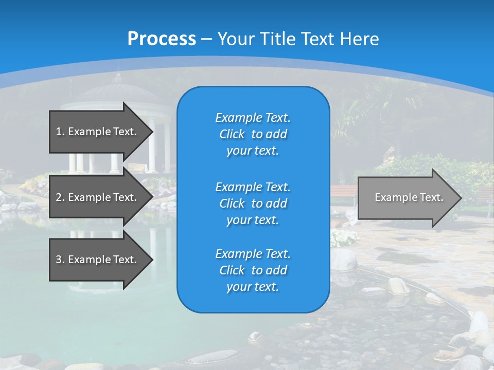 Smooth Water Freshness PowerPoint Template