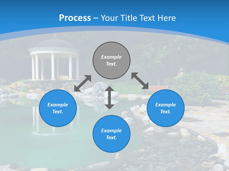 Smooth Water Freshness PowerPoint Template