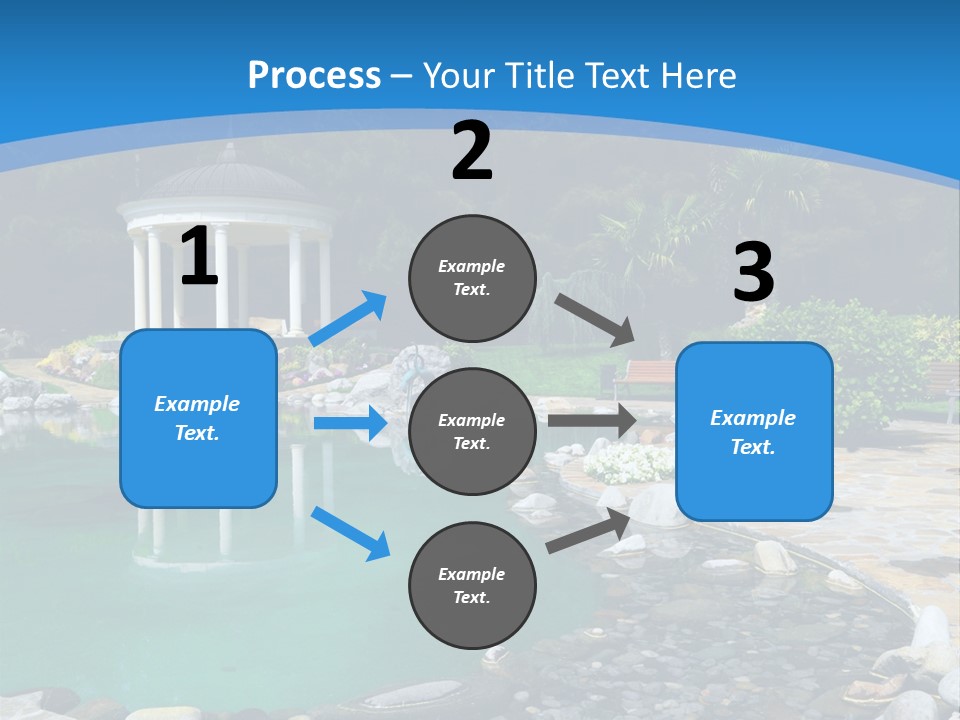 Smooth Water Freshness PowerPoint Template