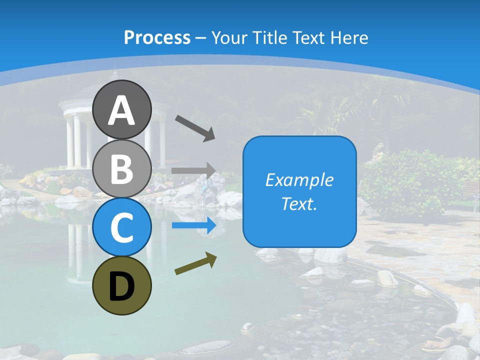 Smooth Water Freshness PowerPoint Template
