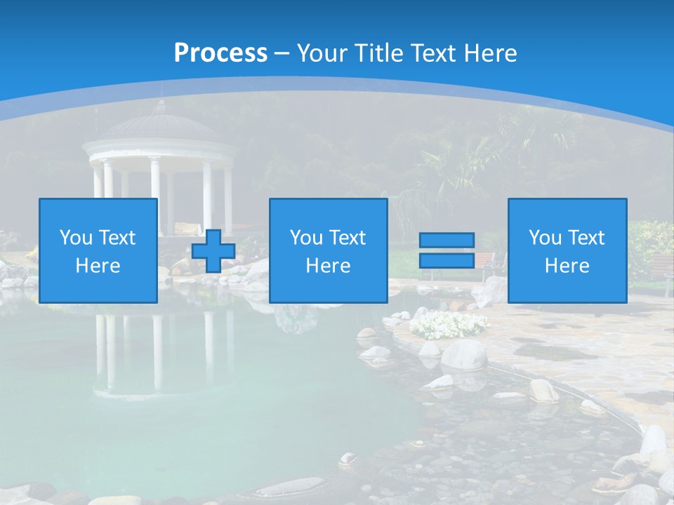 Smooth Water Freshness PowerPoint Template