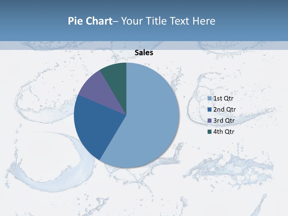 Smooth Water Freshness PowerPoint Template