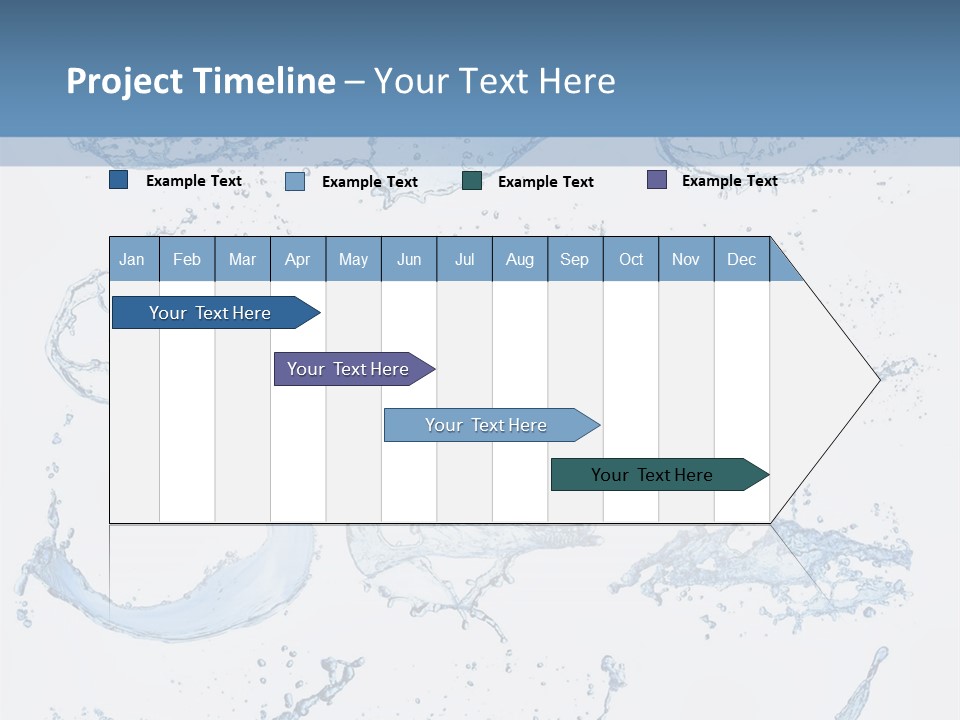 Smooth Water Freshness PowerPoint Template