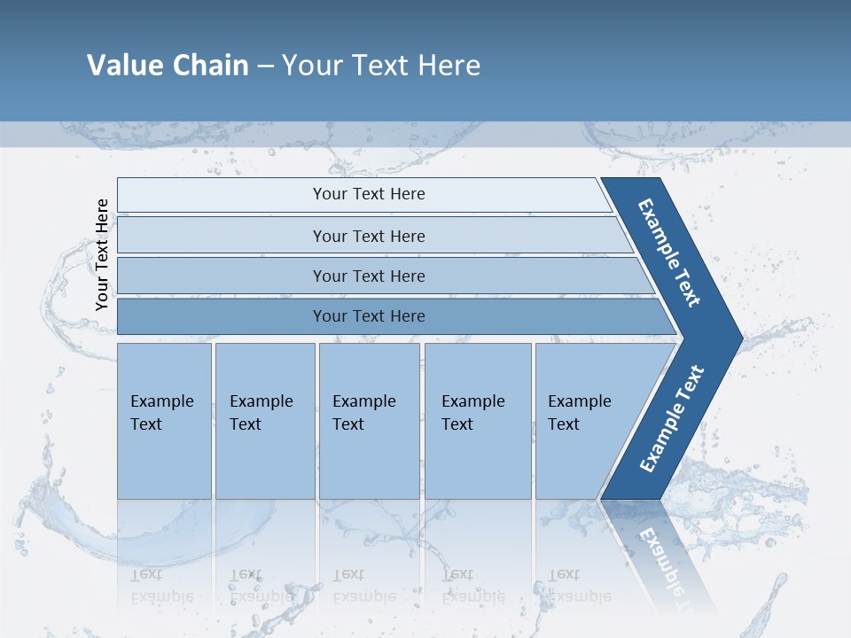 Smooth Water Freshness PowerPoint Template