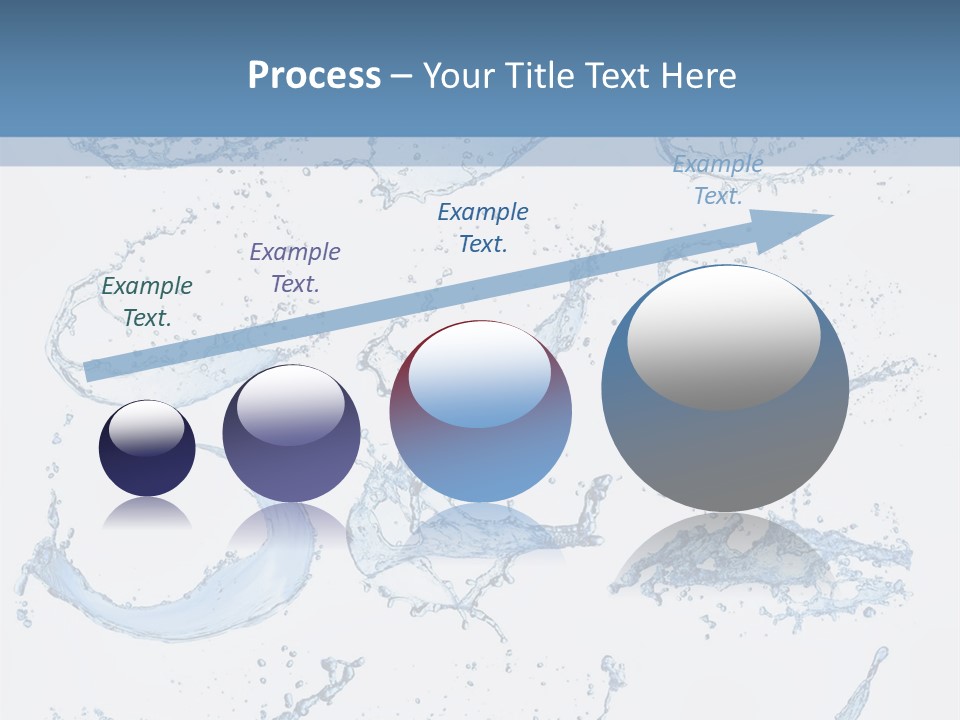 Smooth Water Freshness PowerPoint Template