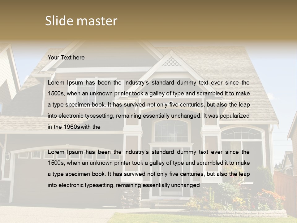 Exterior Traditional Custom PowerPoint Template