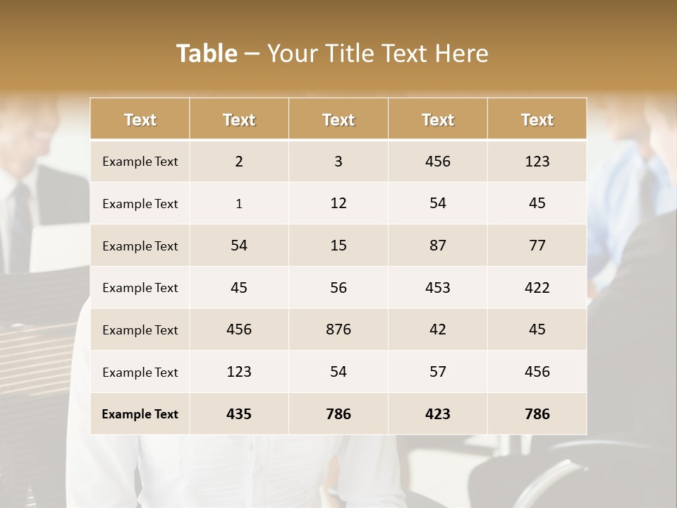 Mature Portrait Girl PowerPoint Template