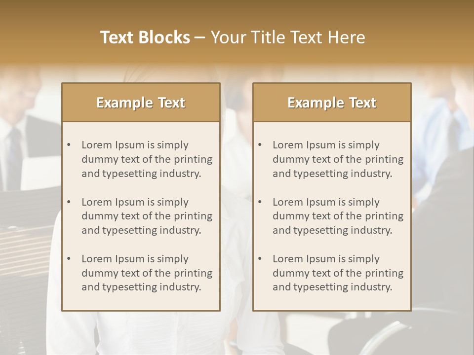 Mature Portrait Girl PowerPoint Template