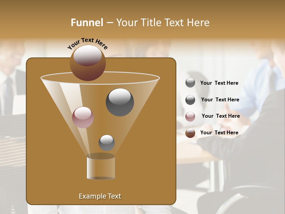 Mature Portrait Girl PowerPoint Template