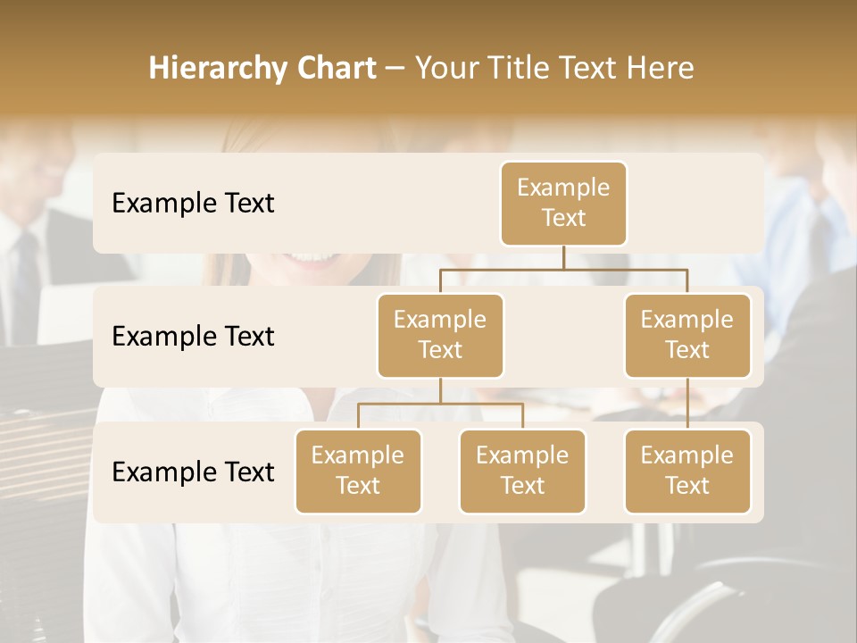 Mature Portrait Girl PowerPoint Template