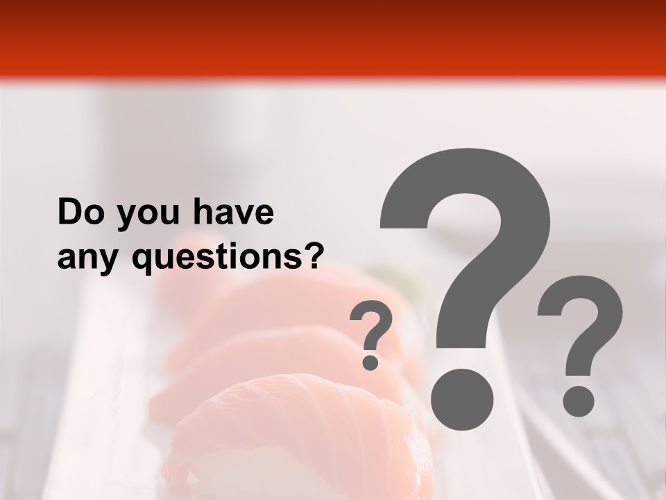 Nigiri Asia Saltwater PowerPoint Template