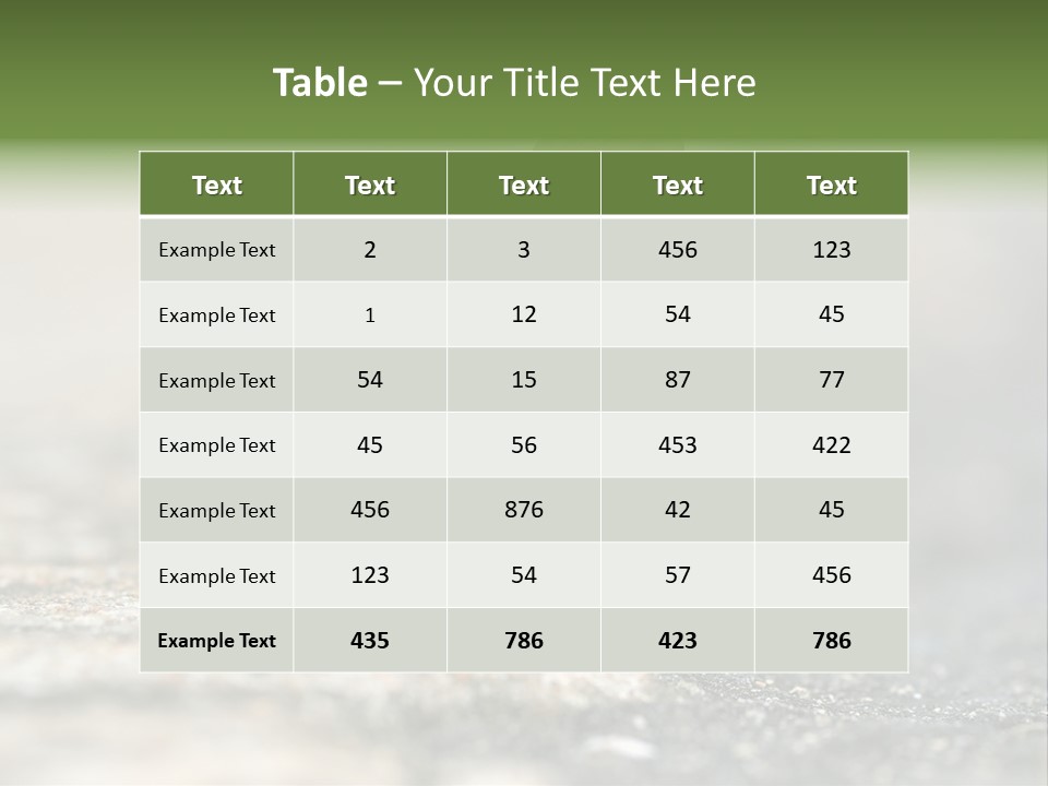 Terpander Forest Background PowerPoint Template