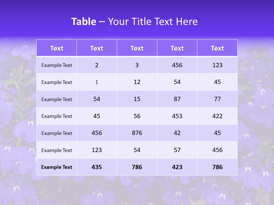 Background Garden Beauty PowerPoint Template