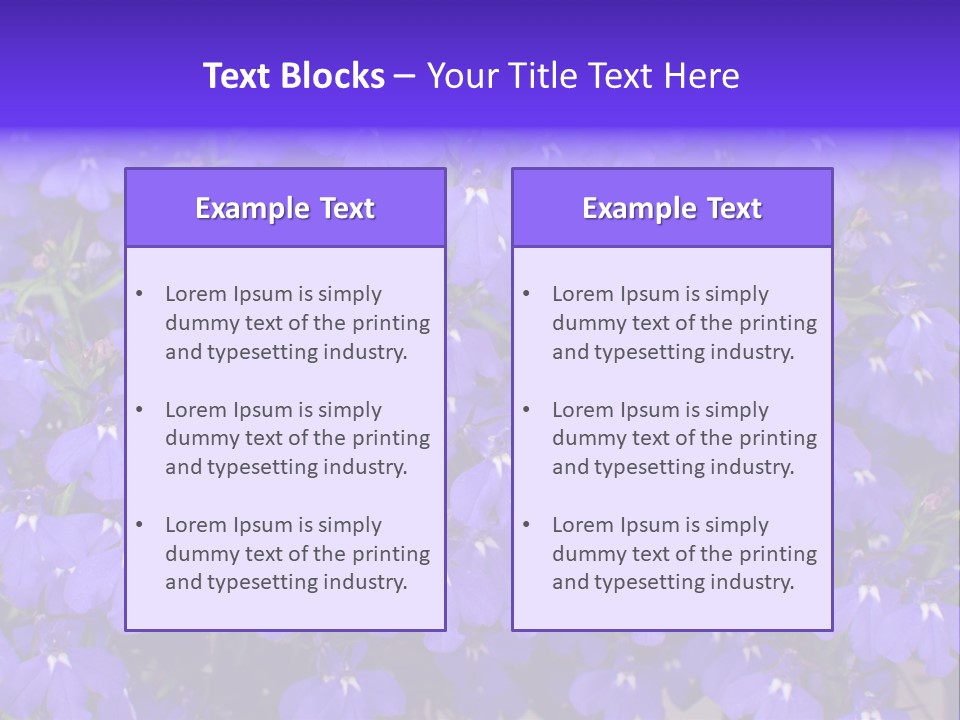 Background Garden Beauty PowerPoint Template