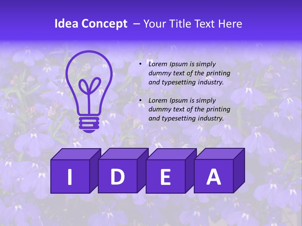 Background Garden Beauty PowerPoint Template