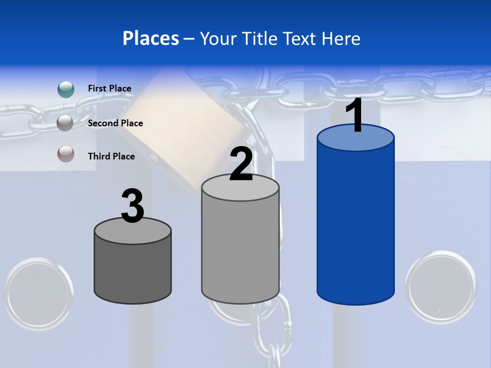 Confidential Theft Padlock PowerPoint Template