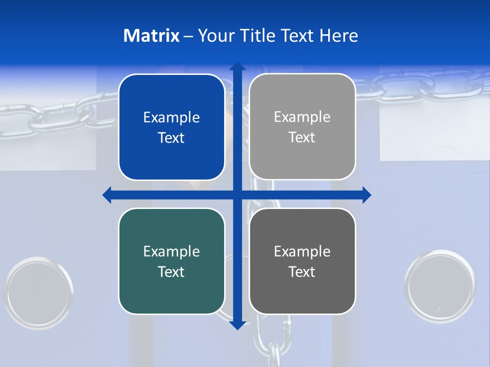 Confidential Theft Padlock PowerPoint Template