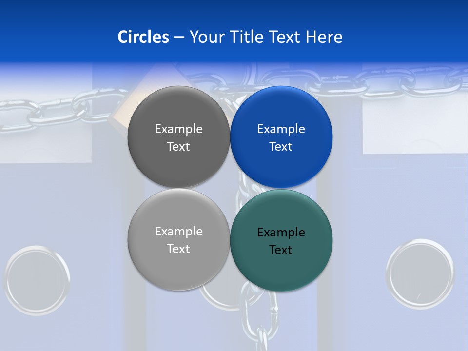 Confidential Theft Padlock PowerPoint Template